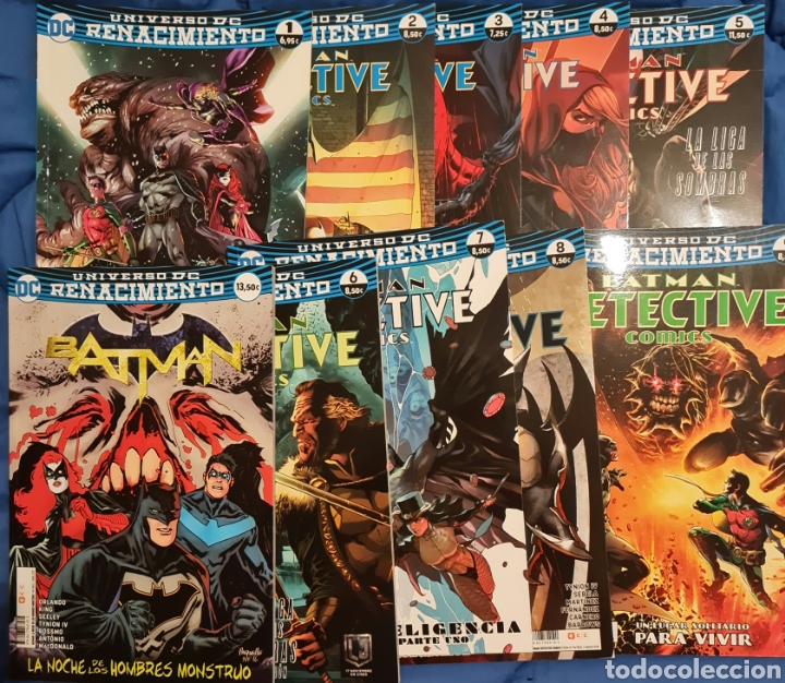 C&oacute;mics: Batman Detective Comics: Renacimiento N&uacute;meros 1 al 9 + La Noche de los Monstruos - Foto 1