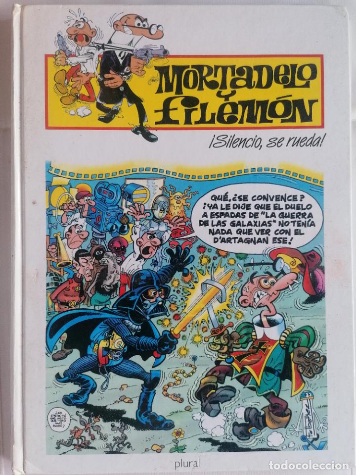 C&oacute;mics: MORTADELO Y FILEMON, SILENCIO SE RUEDA, EDITORIAL PLURAL - Foto 1