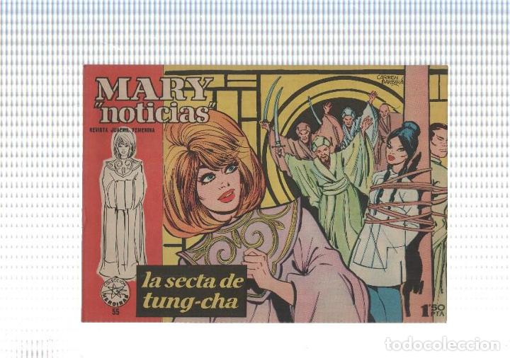 Cómics: Mary Noticias numero 055: trasera foto artista Sal Mineo - Foto 2 - 339341943