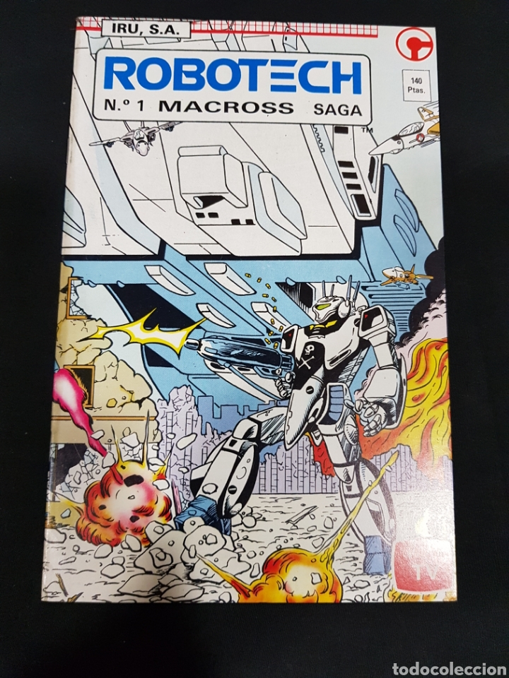 C&oacute;mics: Comic Robotech Macross Saga 1985 n⁰1-2-3-4 Editorial IRU S.A. - Foto 2