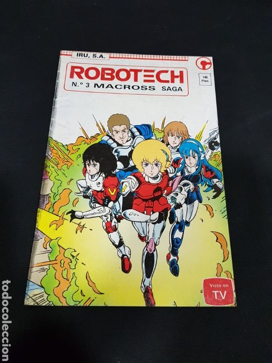 C&oacute;mics: Comic Robotech Macross Saga 1985 n⁰1-2-3-4 Editorial IRU S.A. - Foto 28