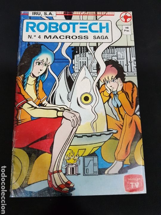 C&oacute;mics: Comic Robotech Macross Saga 1985 n⁰1-2-3-4 Editorial IRU S.A. - Foto 41