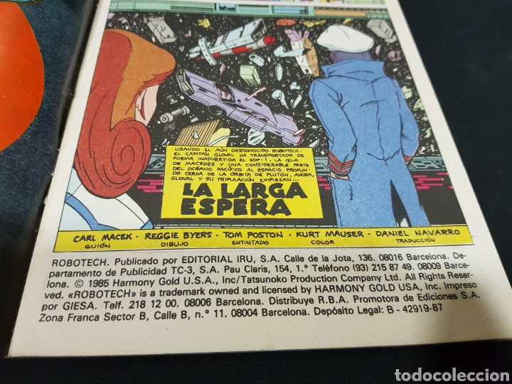 C&oacute;mics: Comic Robotech Macross Saga 1985 n⁰1-2-3-4 Editorial IRU S.A. - Foto 51