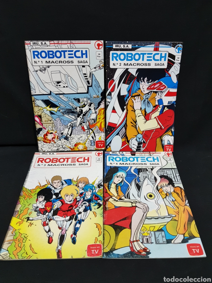 C&oacute;mics: Comic Robotech Macross Saga 1985 n⁰1-2-3-4 Editorial IRU S.A. - Foto 1