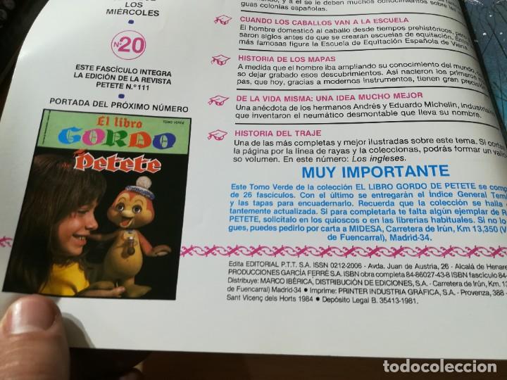 C&oacute;mics: EL LIBRO GORDO DE PETETE / 20 VERDE / AO34 - Foto 5