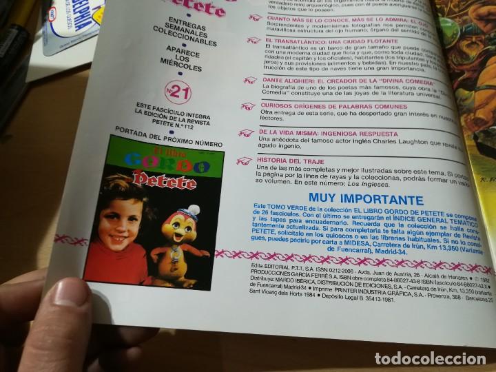 C&oacute;mics: EL LIBRO GORDO DE PETETE / 21 VERDE / AO34 - Foto 5