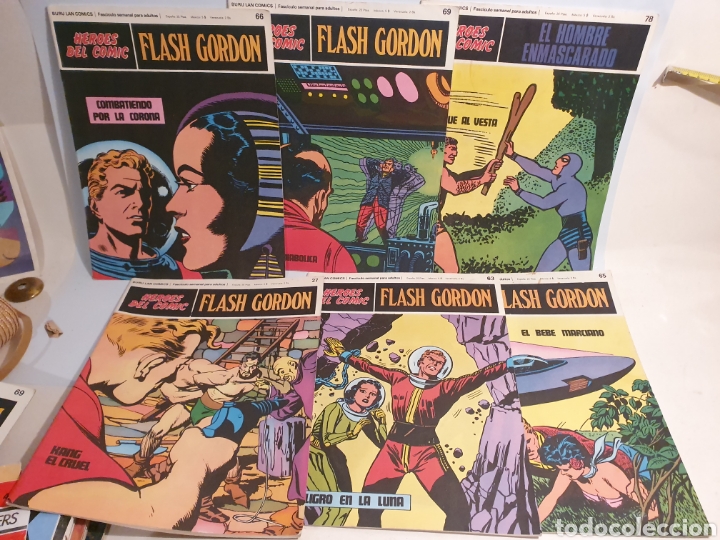 C&oacute;mics: HEROES DEL C&Oacute;MIC. FLASH GORDON. BURULAN. 6 NUMEROS. A&Ntilde;OS 70 - Foto 1