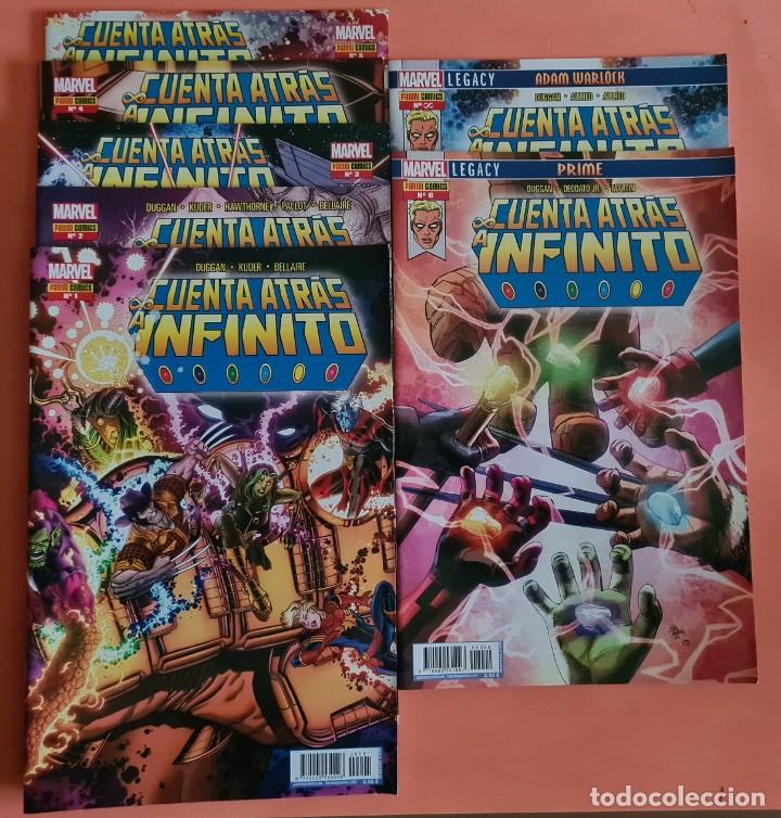 C&oacute;mics: Lote cuenta atr&aacute;s a infinito completa + adam warlock - Foto 1