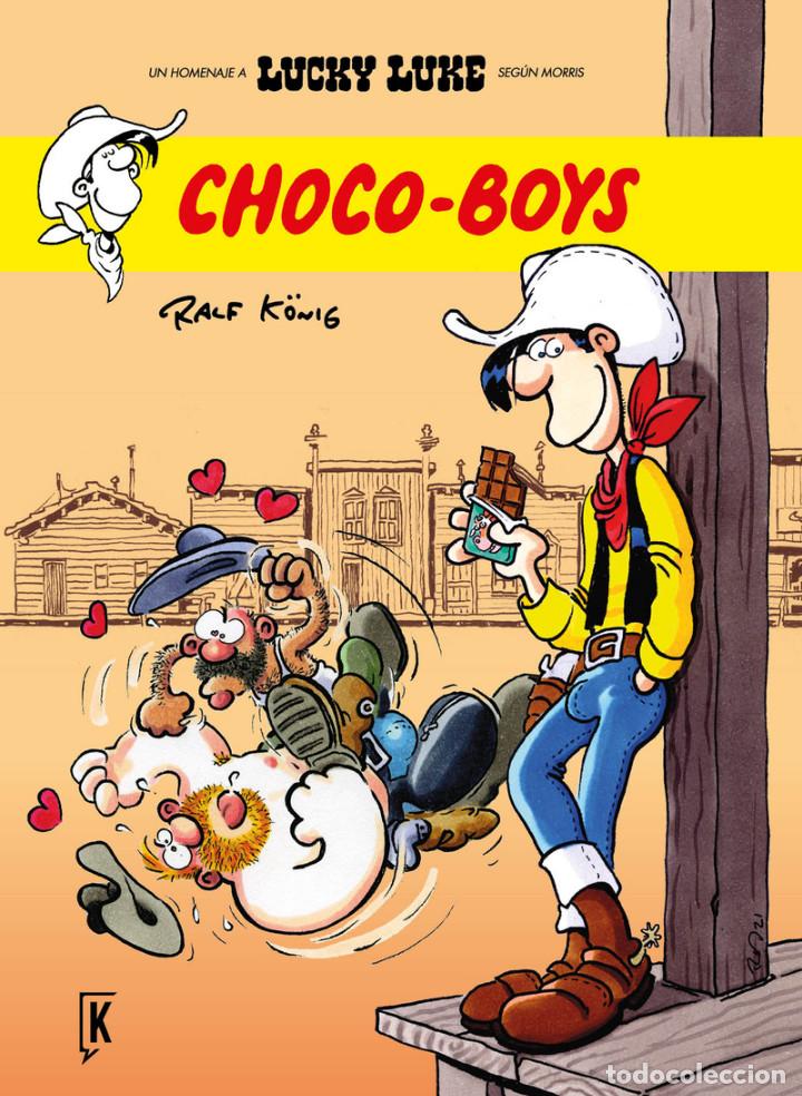 C&oacute;mics: C&oacute;mics. Lucky Luke. Choco-Boys - Ralf K&ouml;nig (Carton&eacute;) - Foto 1