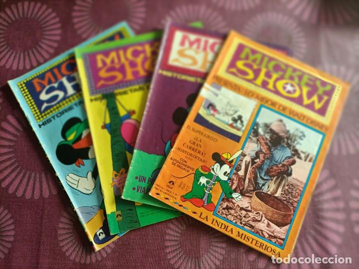 C&oacute;mics: 4 ejemplares del c&oacute;mic &rdquo;Mickey Show&rdquo; - Argentina