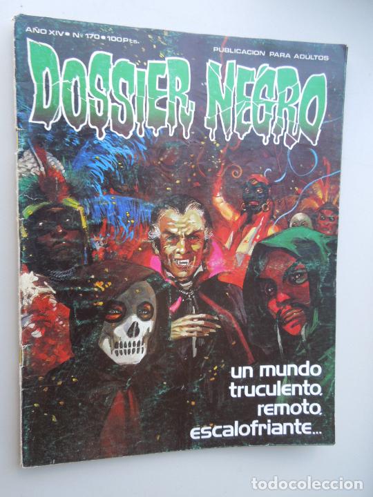 Comics: DOSSIER NEGRO N&ordm; 170 CIENCIA FICCION - TERROR UN MUNDO TRUCULENTO ,DRACULA VAMPIRO FANTASMAS