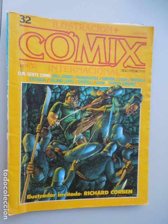 Comics: COMIX INTERNATIONAL N&ordm; 32 -TOUTAIN EDITOR - JULIO 1983- VER SUMARIO