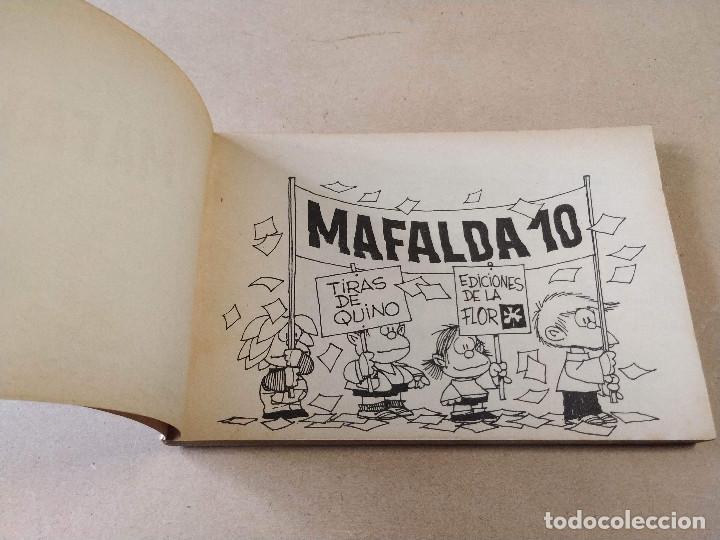 C&oacute;mics: MAFALDA N&ordm; 10 - QUINO - EDICIONES DE LA FLOR - 1&ordf; EDICI&Oacute;N 1974 - Foto 2