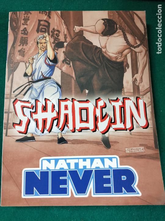 C&oacute;mics: NATHAN NEVER. SHAOLIN. RETAPADO CON LOS NUMEROS 150, 151 Y 152. ALETA EDICIONES. - Foto 1