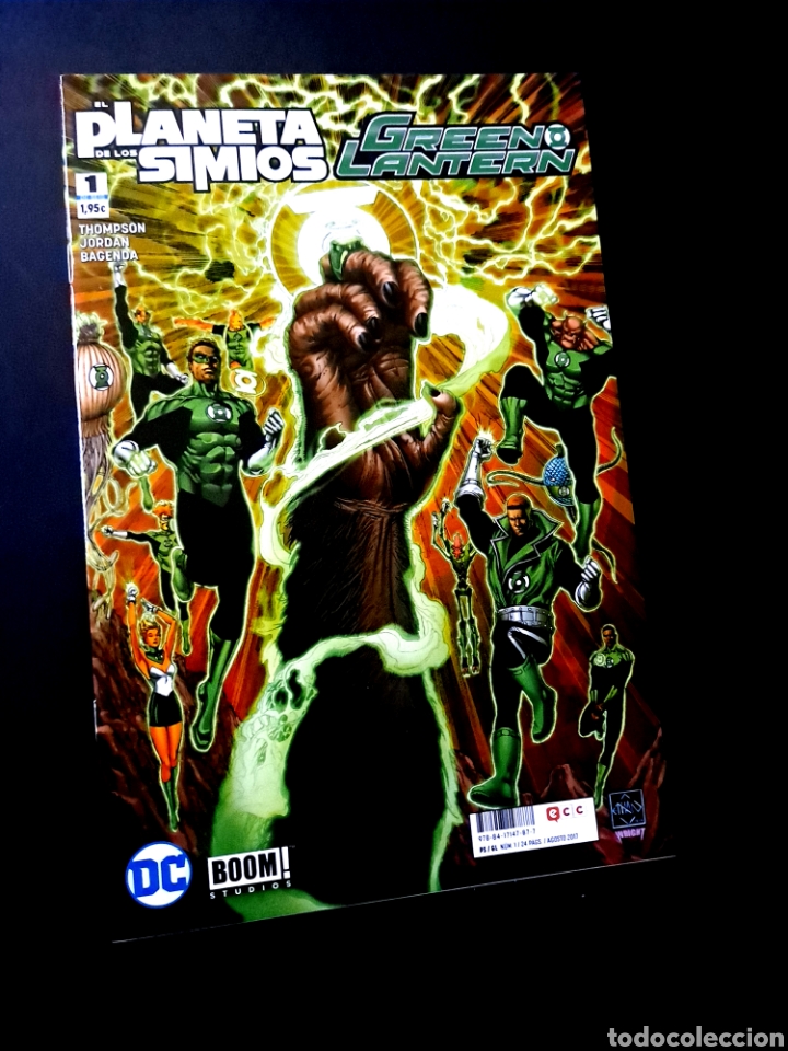 C&oacute;mics: DE KIOSCO EL PLANETA DE LOS SIMIOS GREEN LANTERN 1 ECC DC COMICS GRAPA - Foto 1