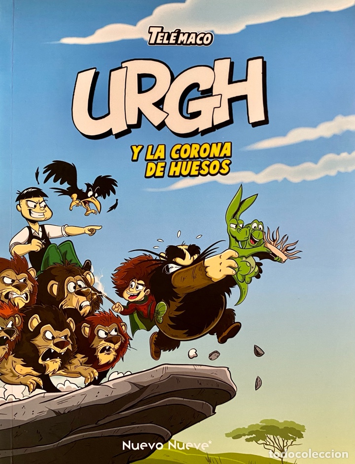 C&oacute;mics: URGH y la Corona de Huesos. Tel&eacute;maco, Andr&eacute;s Nicol&aacute;s Allocco. 2021, primera edici&oacute;n. - Foto 2