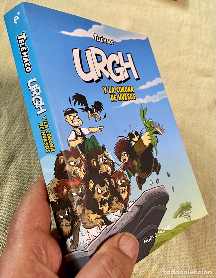 C&oacute;mics: URGH y la Corona de Huesos. Tel&eacute;maco, Andr&eacute;s Nicol&aacute;s Allocco. 2021, primera edici&oacute;n. - Foto 4