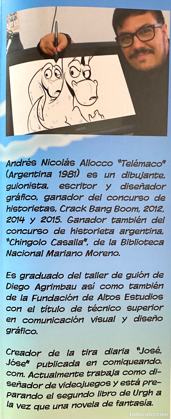 C&oacute;mics: URGH y la Corona de Huesos. Tel&eacute;maco, Andr&eacute;s Nicol&aacute;s Allocco. 2021, primera edici&oacute;n. - Foto 5