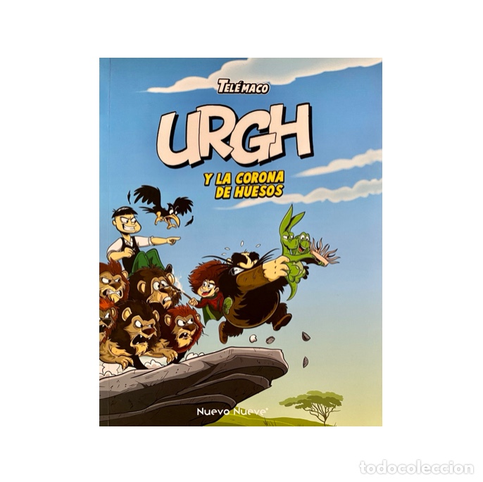 C&oacute;mics: URGH y la Corona de Huesos. Tel&eacute;maco, Andr&eacute;s Nicol&aacute;s Allocco. 2021, primera edici&oacute;n. - Foto 1