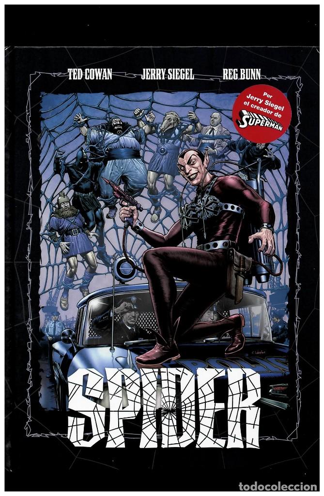 C&oacute;mics: Spider integral, Jerry Siegel, Dolmen editorial en perfecto estado - Foto 1