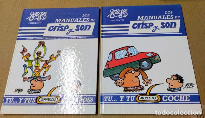 C&oacute;mics: lote 2 libros de Forges. Los manuales de Crisp y Son, tomos 2 y 4. - Foto 1