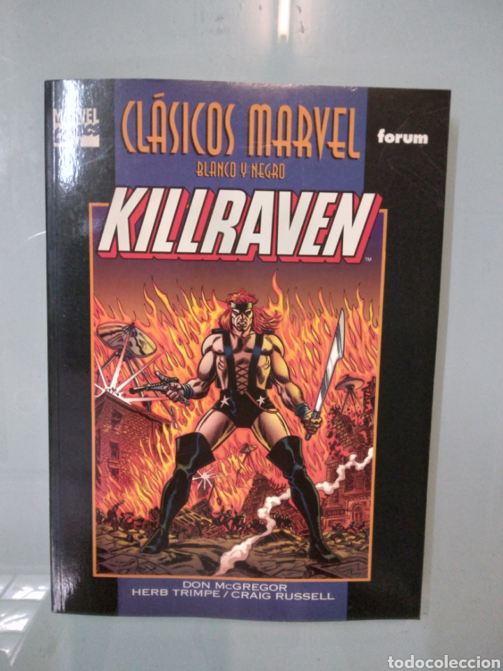 C&oacute;mics: Clasicos Marvel, Blanco y Negro, Killraven, Forum - Foto 1