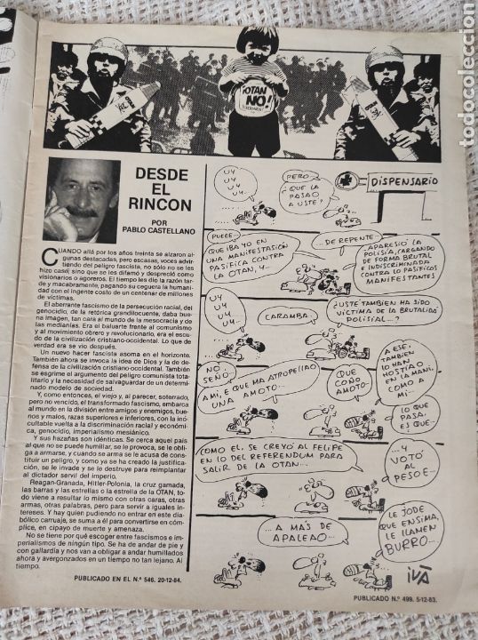 C&oacute;mics: EXTRA EL PAPUS TODO SOBRE LA OTAN - ULTIMO NUMERO - Foto 2