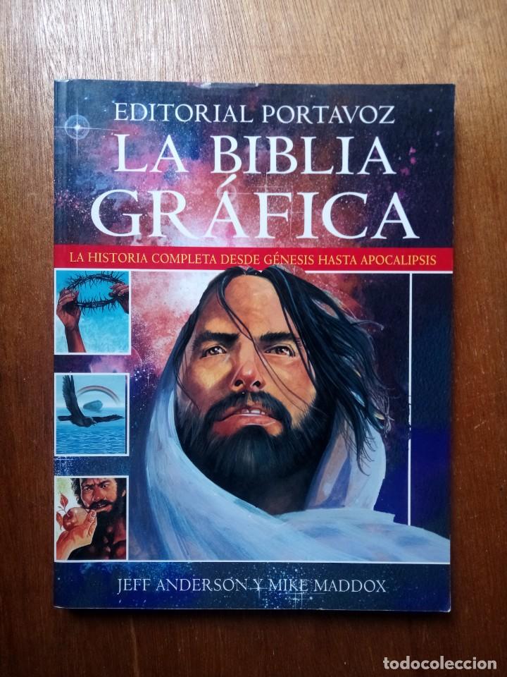 C&oacute;mics: LA BIBLIA GRAFICA, JEFF ANDERSON MIKE MADDOX, EDITORIAL PORTAVOZ, HISTORIA GENESIS HASTA APOCALIPSIS