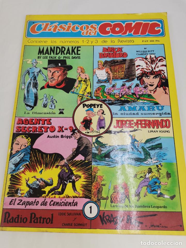 C&oacute;mics: COM-352. CLASICOS DEL COMIC. N&ordm;1. REVISTA MENSUAL. - Foto 2