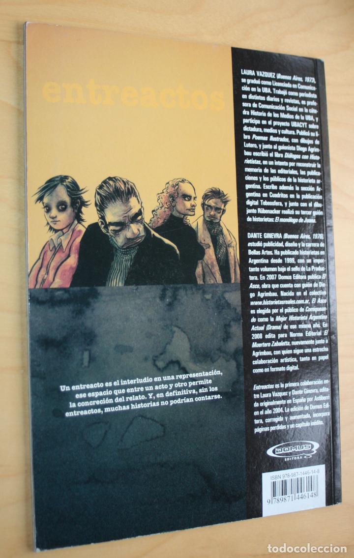 C&oacute;mics: ENTREACTOS (DE LAURA VAZQUEZ & DANTE GINEVRA ) como nuevo. - Foto 2