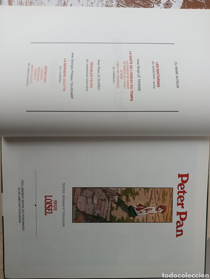 C&oacute;mics: C&oacute;mic Peter Pan - Loisel - Ed. En franc&eacute;s tom&oacute; 3.Tempete - Foto 3