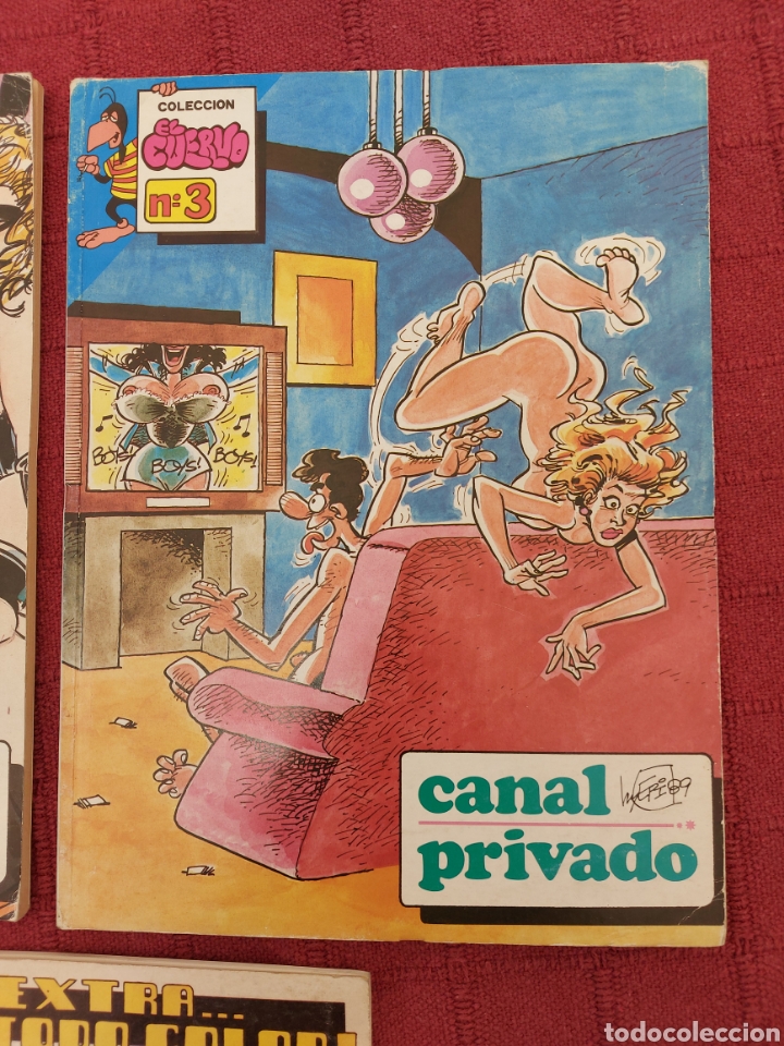 C&oacute;mics: COMIC EROTICO EROTICOS COLECCION EL CUERVO COMICS PARA ADULTOS N&deg;S: 2,3 Y 7 - Foto 3
