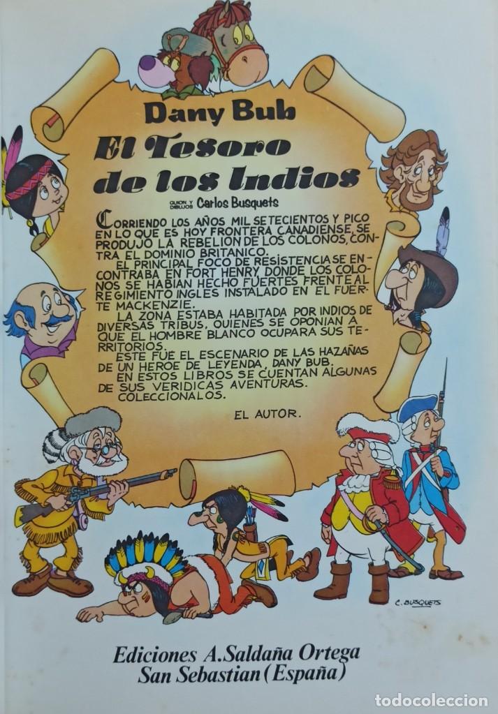 C&oacute;mics: UNA AVENTURA DE DANY BUB - EL TESORO DE LOS INDIOS - CARLOS BUSQUETS. - Foto 2