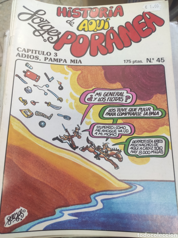 C&oacute;mics: HISTORIA DE AQUI. FORGES. N&ordm; 45 CAPITULO 3 ADIOS PAMPA MIA
