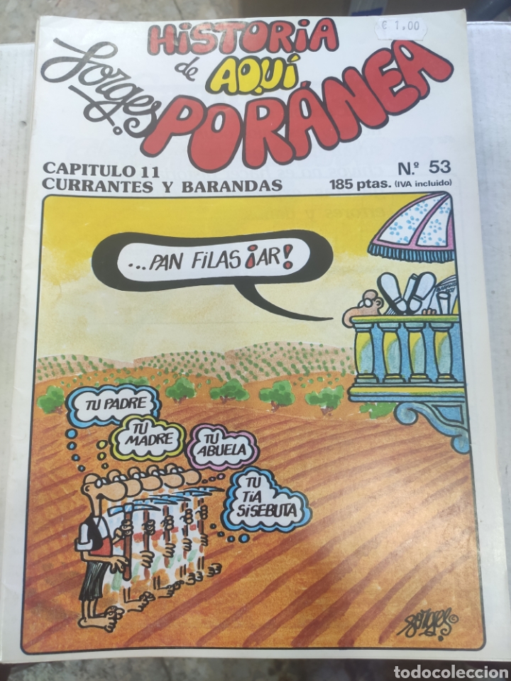 Comics: HISTORIA DE AQUI. FORGES. N&ordm; 53 CAPITULO 11 CURRANTES Y BARANDAS