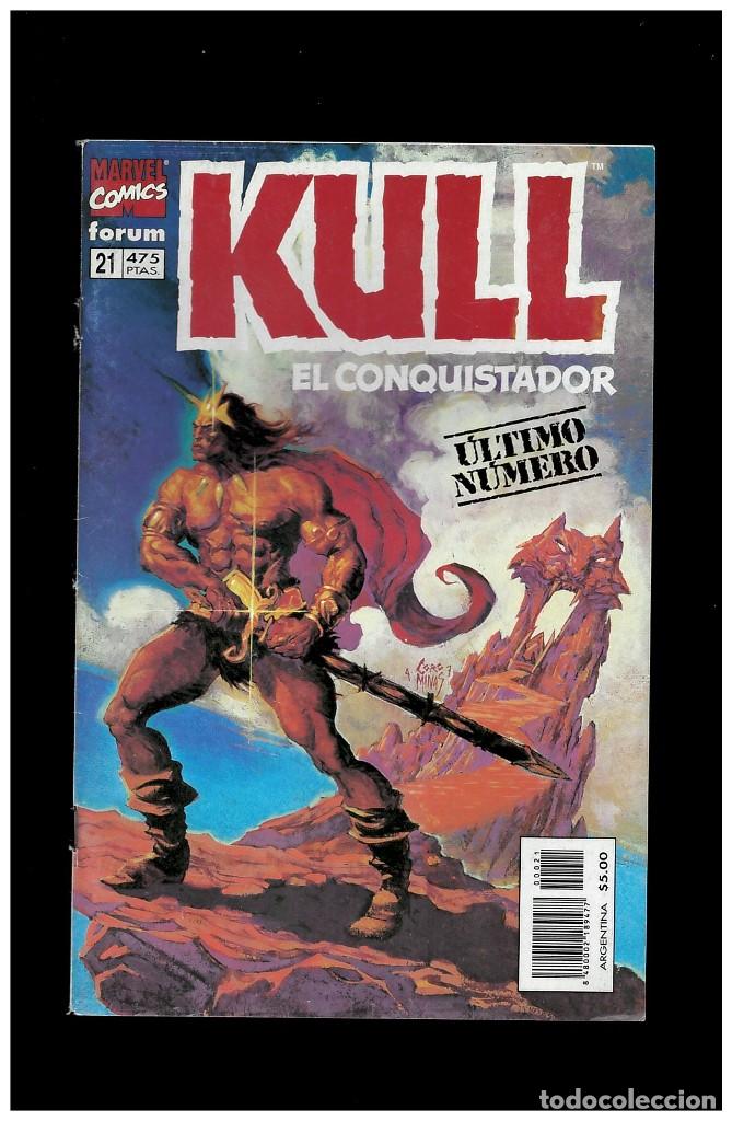 C&oacute;mics: Kull el conquistador n&ordm; 21 en buen estado - Foto 1