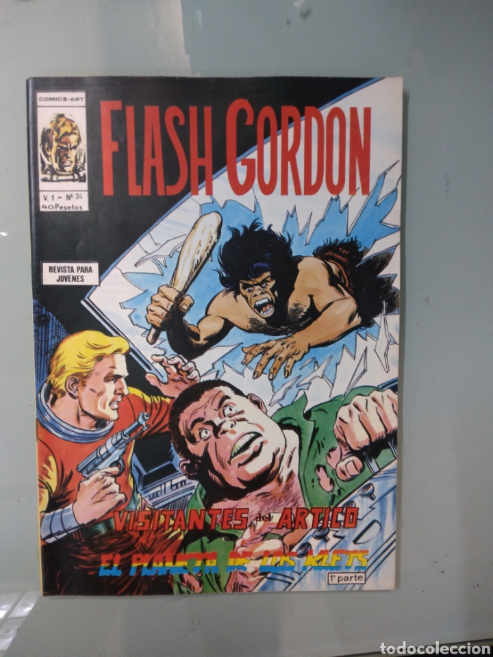 C&oacute;mics: Flash Gordon, Comics Art,.volumen 1,.numero 34 - Foto 1