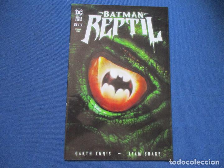 C&oacute;mics: DC / BATMAN &middot; REPTIL N.&ordm; 1 de GARTH ENNIS y LIAM SHARP &middot; BLACK LABEL EPISODIO UNO &middot; ECC - NUEVO - Foto 1