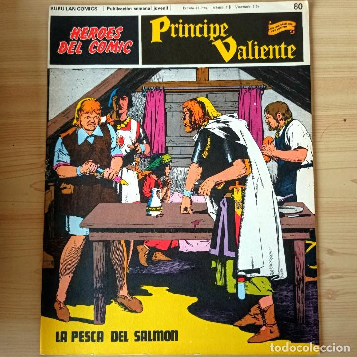 C&oacute;mics: Pr&iacute;ncipe Valiente n&ordm; 80 - Buru Lan - 1972 - Foto 1