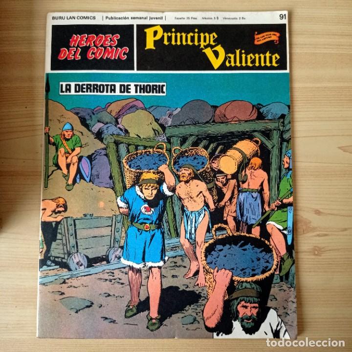 C&oacute;mics: Pr&iacute;ncipe Valiente n&ordm; 91 - Buru Lan - 1972 - Foto 1