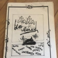 Comics : KAKA DE LUXE N° 1 (MADRID 1977). FANZINE ORIGINAL; ALASKA, FERNADO MÁRQUEZ “EL ZURDO”. Lote 349745234