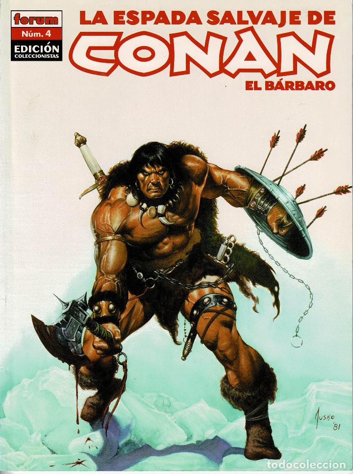 C&oacute;mics: La espada salvaje de Conan. edici&oacute;n coleccionista. n&ordm;4 .c&oacute;mics Forum. - Foto 1