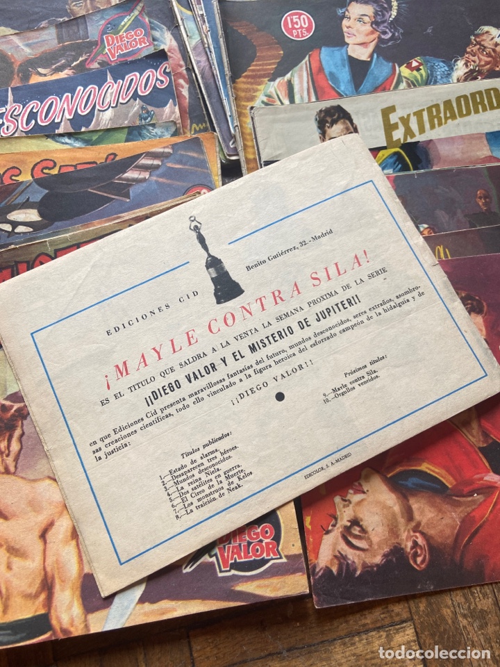 C&oacute;mics: Colecci&oacute;n completa Diego Valor - 44 n&uacute;meros - Ediciones Cid (1957) Elvio GRATIS - Foto 3