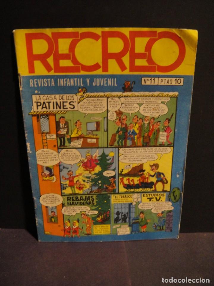 C&oacute;mics: recreo n&ordm; 11 - a&ntilde;o 1967 - ediciones bargada - Foto 1