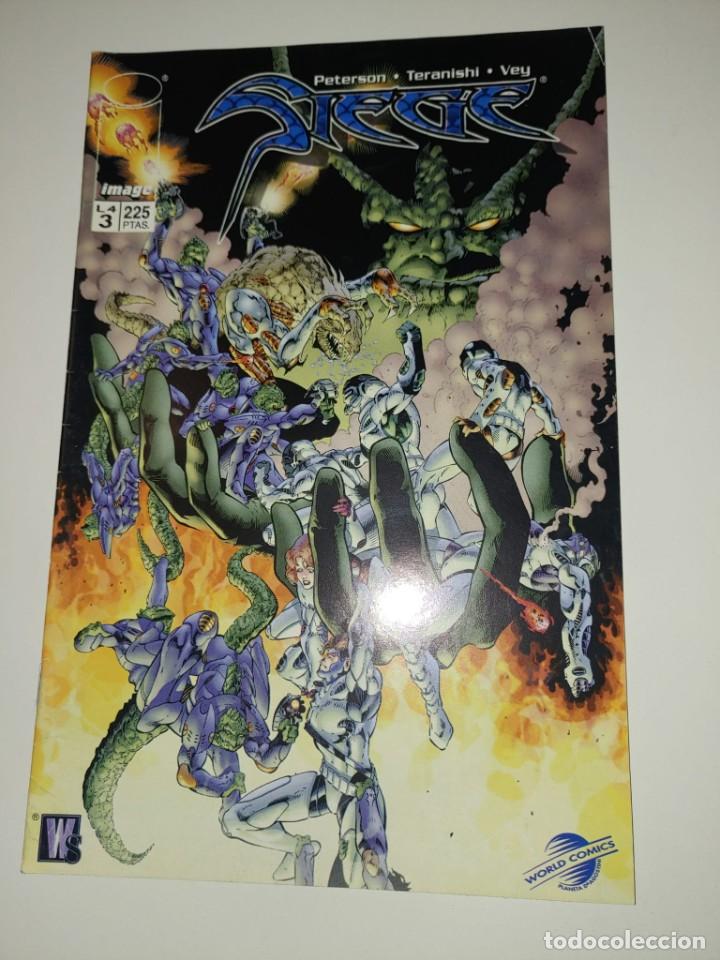 C&oacute;mics: SIEGE L4 #3, PETERSON, TERANISHI, VEY, WORLD COMICS. - Foto 1
