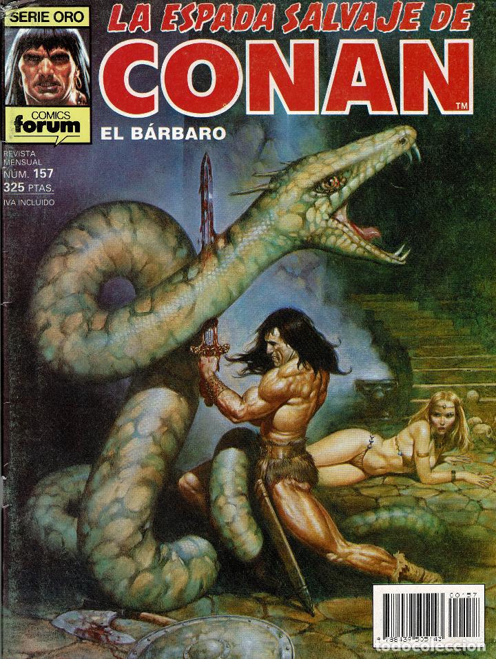 La espada salvaje de Conan,157.(serie oro), c&oacute;mics Forum