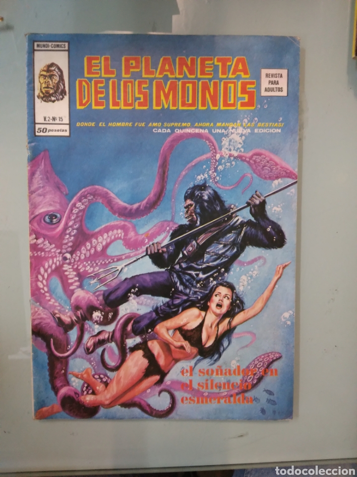 C&oacute;mics: Mundi Comics, Vertice,El planeta de los simios, volumen 2, numero 15 - Foto 1