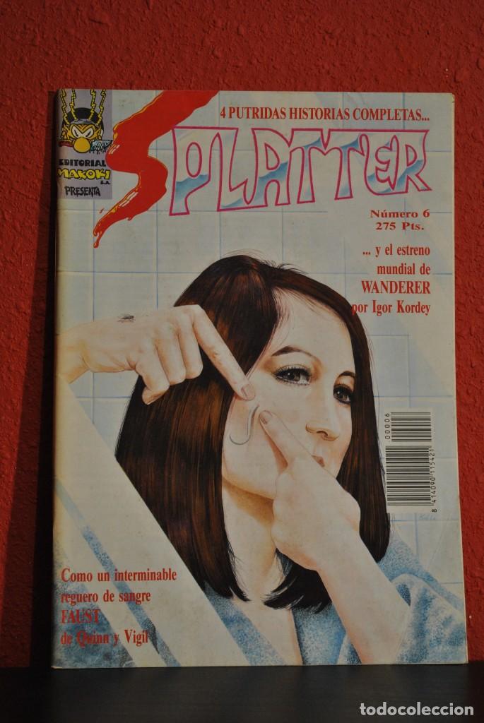 Comics: Splatter n&ordm;6 revista de c&oacute;mic con 4 historias completas.