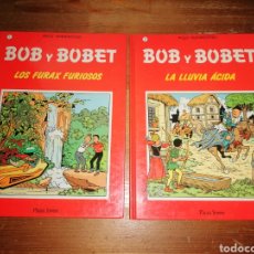 Cómics: BOB Y BOBET - WILLY VANDERSTEEN - PLAZA JOVEN 1989 - TOMOS 1 Y 2. Lote 352801084