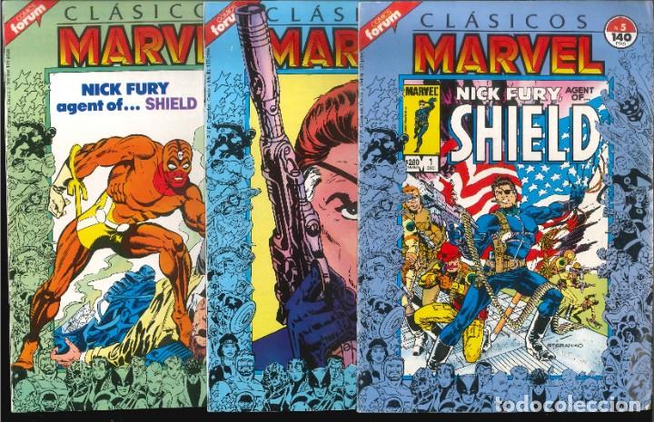 C&oacute;mics: nick fury clasicos marvel 3 numeros - Foto 1